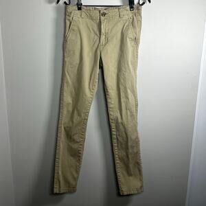 IZOD Approved School-wear Flat Front Adjustable Waist Khaki Pants 16R Boys